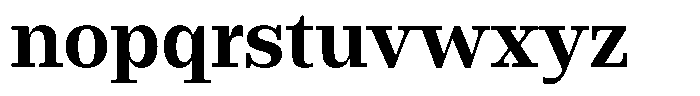 Rigor Ionic Headline Bold Font LOWERCASE