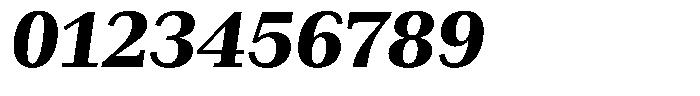 Rigor Ionic Headline Heavy Italic Font OTHER CHARS