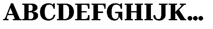 Rigor Ionic Headline Heavy Font UPPERCASE
