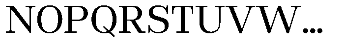 Rigor Ionic Headline Medium Font UPPERCASE