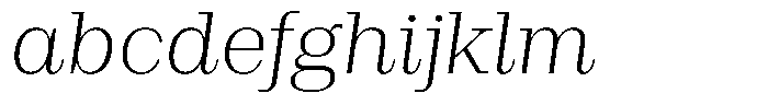 Rigor Ionic Headline Pro Book Italic FONT