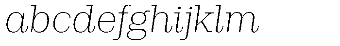 Rigor Ionic Headline Pro Light Italic FONT