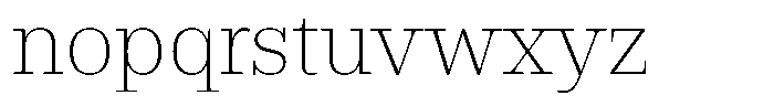 Rigor Ionic Headline Pro Light Font LOWERCASE