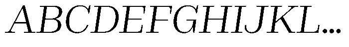 Rigor Ionic Headline Pro Regular Italic Font UPPERCASE