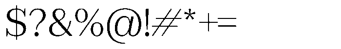 Rigor Ionic Headline Pro Regular Font OTHER CHARS