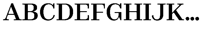 Rigor Ionic Headline Pro Semi Bold Font UPPERCASE