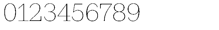 Rigor Ionic Headline Pro Thin Font OTHER CHARS