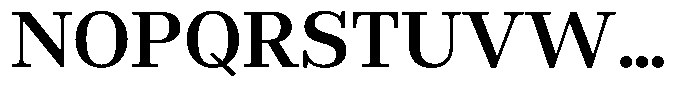 Rigor Ionic Headline Semi Bold Font UPPERCASE