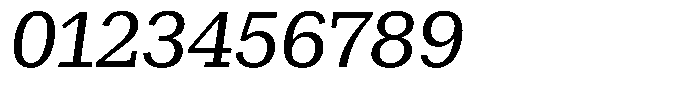 Rigor Ionic Medium Italic Font OTHER CHARS