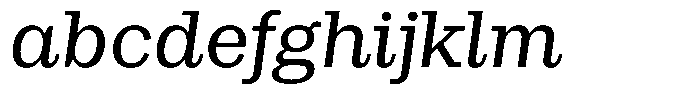 Rigor Ionic Medium Italic FONT