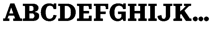 Rigor Ionic Pro Heavy Font UPPERCASE