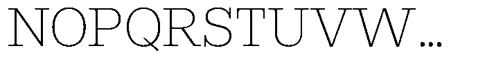 Rigor Ionic Pro Light Font UPPERCASE