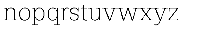 Rigor Ionic Pro Light Font LOWERCASE