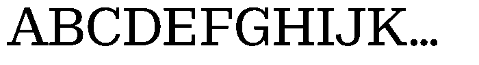 Rigor Ionic Pro Medium Font UPPERCASE