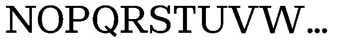 Rigor Ionic Pro Medium Font UPPERCASE