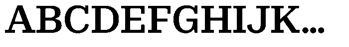 Rigor Ionic Pro Semi Bold Font UPPERCASE