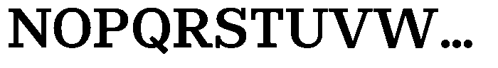 Rigor Ionic Pro Semi Bold Font UPPERCASE