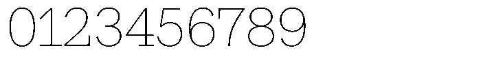 Rigor Ionic Pro Thin Font OTHER CHARS