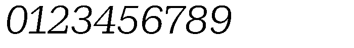 Rigor Ionic Regular Italic Font OTHER CHARS