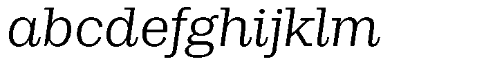Rigor Ionic Regular Italic FONT