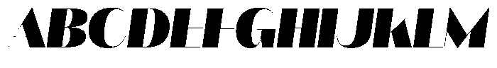 Rigor XL Display Italic Font UPPERCASE