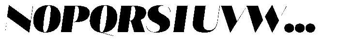 Rigor XL Display Italic Font UPPERCASE