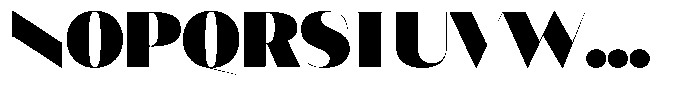 Rigor XL Display Font UPPERCASE