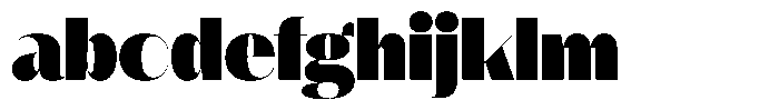 Rigor XL Display FONT