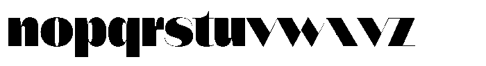Rigor XL Display Font LOWERCASE