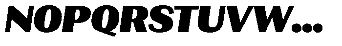 Rigor XL Headline Italic Font UPPERCASE