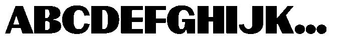 Rigor XL Headline Font UPPERCASE