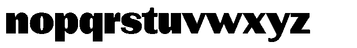 Rigor XL Headline Font LOWERCASE