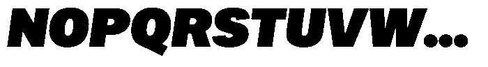 Rigor XL Italic Font UPPERCASE