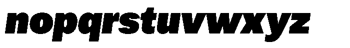 Rigor XL Italic Font LOWERCASE