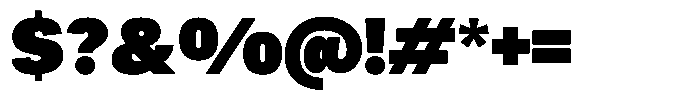 Rigor XL Normal Font OTHER CHARS