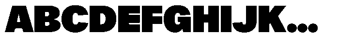 Rigor XL Normal Font UPPERCASE