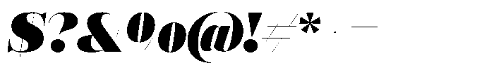 Rigor XL Rigor Ionic XL Display Italic Font OTHER CHARS