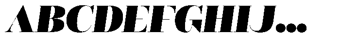 Rigor XL Rigor Ionic XL Display Italic Font UPPERCASE