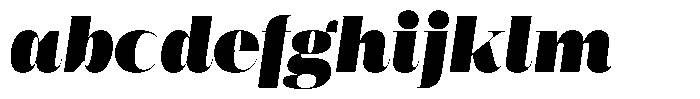 Rigor XL Rigor Ionic XL Display Italic FONT