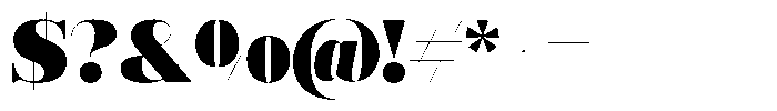 Rigor XL Rigor Ionic XL Display Font OTHER CHARS