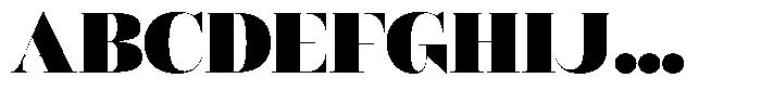 Rigor XL Rigor Ionic XL Display Font UPPERCASE