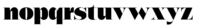Rigor XL Rigor Ionic XL Display Font LOWERCASE
