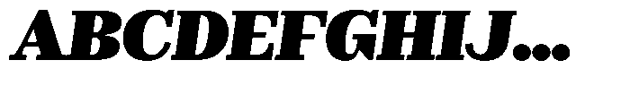 Rigor XL Rigor Ionic XL Headline Italic Font UPPERCASE