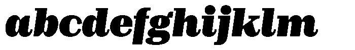 Rigor XL Rigor Ionic XL Headline Italic FONT
