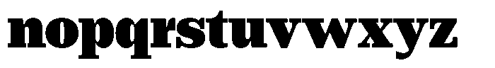 Rigor XL Rigor Ionic XL Headline Font LOWERCASE