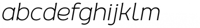 Rigrok Light Italic Font LOWERCASE