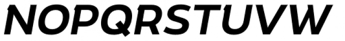 Rigrok Semi Bold Italic Font UPPERCASE