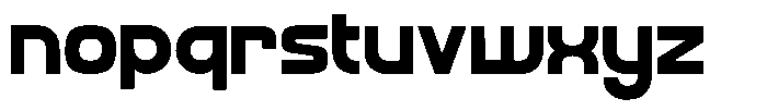 Rigter Font LOWERCASE