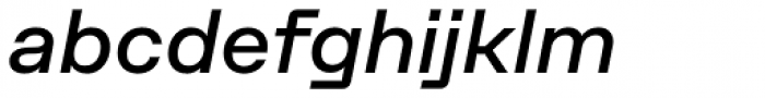 Rigton Medium Italic Font LOWERCASE
