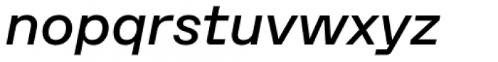 Rigton Medium Italic Font LOWERCASE